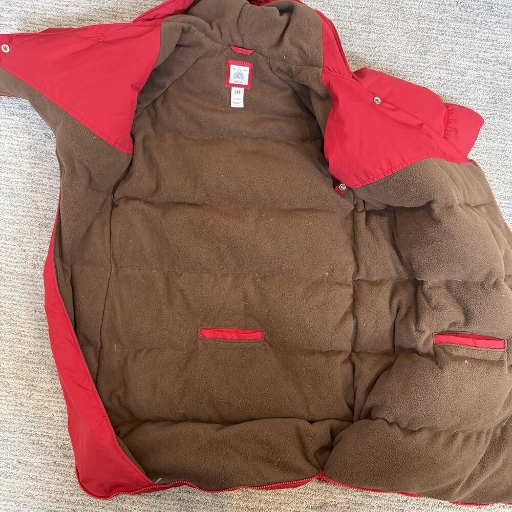 Baby Gap 6-12 Months Red WARMEST CONVERTIBLE BUNTING BAG Winter Suit Outerwear - Picture 6 of 7